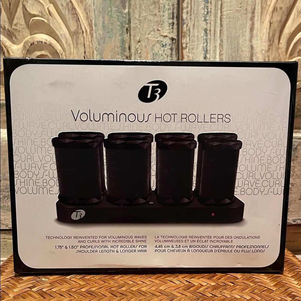 T3 Voluminous Hot Rollers in Black